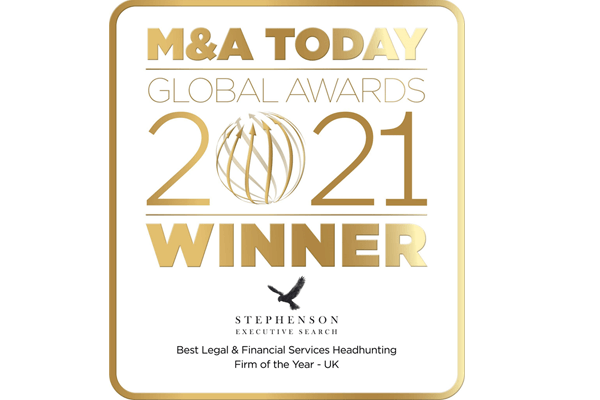 M&A Today Global Awards – “Best Legal & Financial Services Headhunting Firm of the Year – UK” 2021