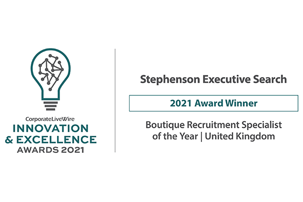 Innovation and Excellence Awards – “Boutique Recruitment Specialist of the Year” 2021