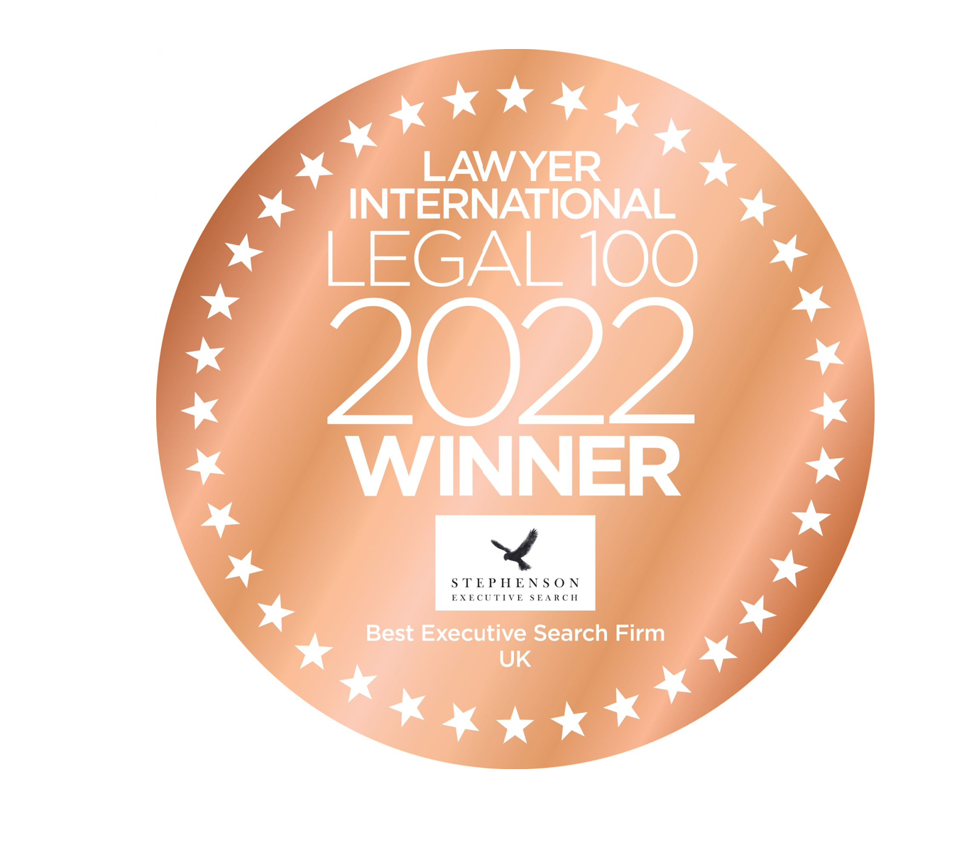 Lawyer International – “Best Legal Headhunting Firm of the Year UK” 2022