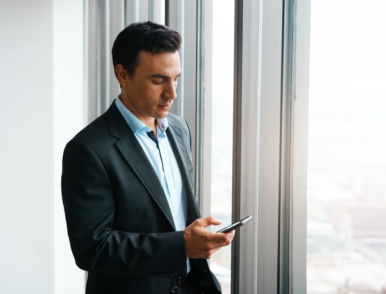 man from an Executive Search Firm trying to Find Candidates